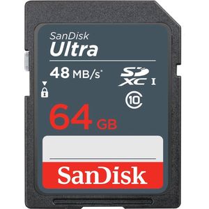 Sandisk ULTRA 64GB SDHC Class 10 flashgeheugen