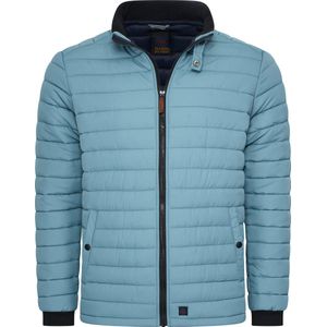 Mario Russo - Wave Jacket - Gewatteerde Jas - Stone Blue