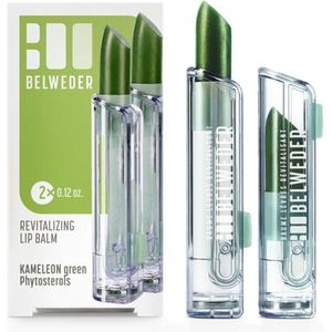 Belweder - Revitaliserende Lippenbalsem - Kameleon - 2 Stuks 3,5g - Hydratatie en Regeneratie van de Lippen
