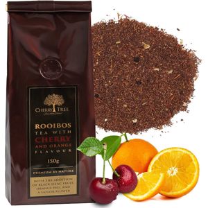 Cherry Tree Rooibos Thee Gearomatiseerd met Kers en Sinaasappel 150g