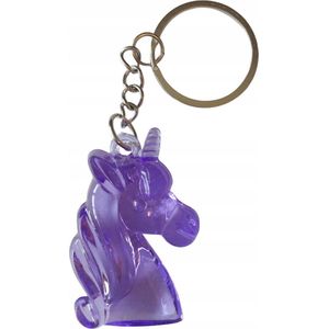 Sleutelhanger Eenhoorn Transparant | Unicorn Cadeau