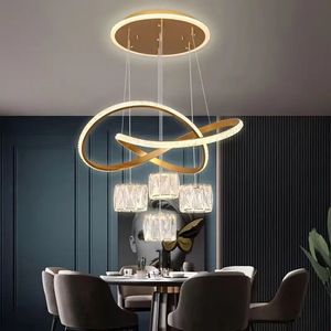 4 Bollen Krullen Hanglamp - Luxe Hanglamp Woonkamer - 3 Kleuren - Goud - Moderne lamp - 42 cm - Kroonluchter