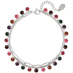 Stainless steel bracelet- yehwang- zilver-armbanden- Moederdag cadeautje - cadeau voor haar - mama