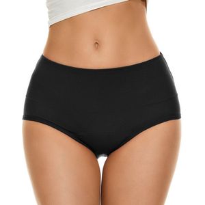 Shapetape - High Waist Menstruatie Slip - Zwart - 4 Laags - Dames Ondergoed