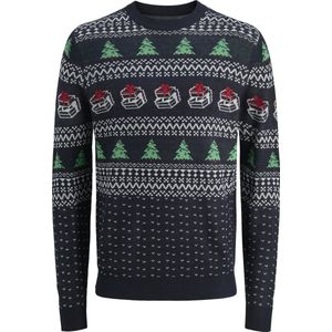 JACK&JONES - JJXMAS ANDREW KNIT CREW NECK - Heren - Gebreide truien