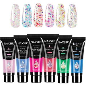 NAXSIR 6 - Kleuren Modieuze Nagellakset - Snel Bouwend, Duurzaam Glanzend, Met Vele Kleuren En Eenvoudig Aanbrengbaar, Maak Gemakkelijk Persoonlijke Charme!