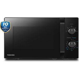 Toshiba MW2-MM20PF(BK) - Solomagnetron - 10 Jaar Garantie op Magnetronbuis - 20 liter - Zwart