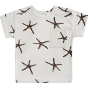 Your Wishes Starfish Emiel - Shortsleeve - Shirt - Meisjes & Jongens - Maat: 80