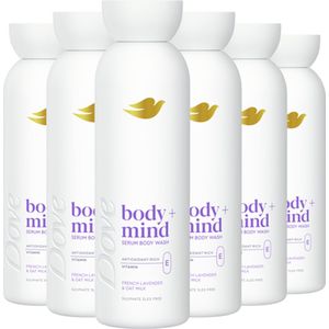 Dove Body+Mind Serum douchegel - French Lavender & Oat Milk - 6 x 350 ml