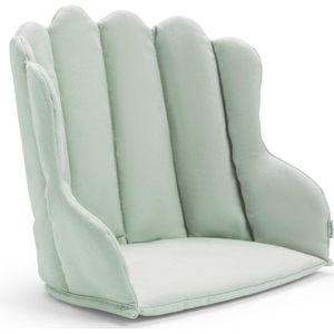 Babystoel-kussensloop, baby-PU-lederen stoelverkleiner voor kinderstoel, babyeetkamerstoel, zitkussen, dik kussen, geschikt voor de meeste kinderstoelen en babyeetkamerstoelen