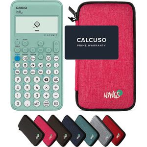 CALCUSO Basispakket roze met Rekenmachine Casio FX-92 College ClassWiz en uitgebreide garantie van CALCUSO (speciaal voor Frankrijk)