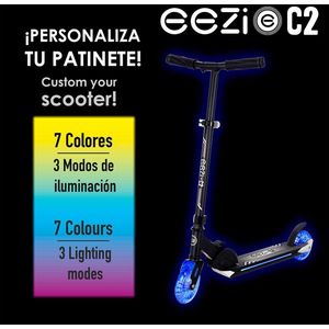 Aktive Opvouwbare Scooter Met Verlichting Zilver