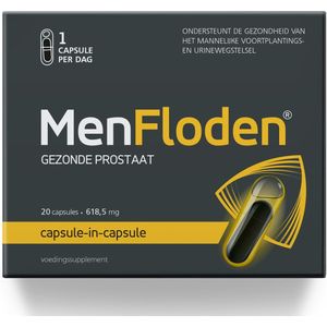 MenFloden - Vloeibare Formule - 1 Caps./Dag - Driedubbele Werking - Gezonde Prostaat