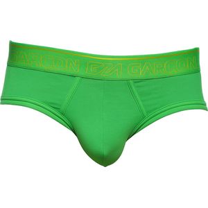 Garçon Bamboo Brief Green - MAAT S - Heren Ondergoed - Slip voor Man - Mannen Slip