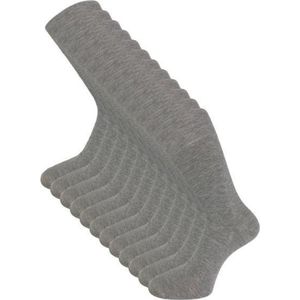 12 paar Herensokken - Gold Label - Naadloos - Lichtgrijs - Maat 39-42