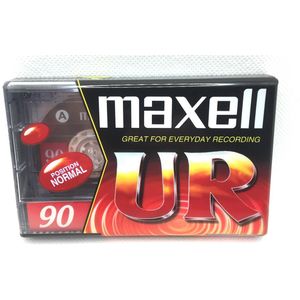 Maxell UR-90 cassettebandje / Uiterst geschikt voor alle opnamedoeleinden / Sealed Blanco Cassettebandje / Cassettedeck / Walkman.
