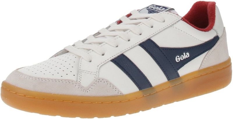 Gola - Eagle '86 - Herensneaker - Wit-Zwart-Diep-Rood-Gum