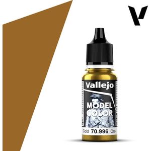 Vallejo 70996 Model Color Gold - Acryl Verf flesje
