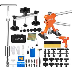 VEVOR 69-Delige Bridge Dent Puller Slide Hammer Dent Repair Kit Bevat 20 Pull Tabs & 6 X Bridge Pull Tabs Dent Removal Tool Uitdeuken Auto Wasmachine Etc.
