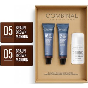 Combinal | Wimper & Wenkbrauw Refill Verf Kit - 05 Bruin