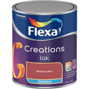 Flexa - Creations Lak Zijdeglans - Blushing red - Mengverf - 0.75 Liter