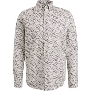 Vanguard - Casual Shirt - Ecru - Lange Mouwen - Voorsluiting met Knoopsluiting