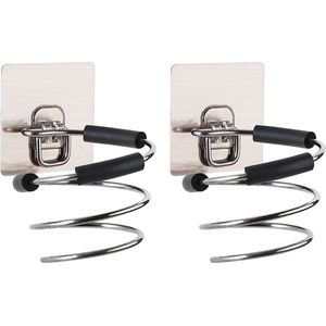 Haardrogerhouder / Haardrogerhouder en stijltang - Föhn Houder, Krultang en Haar Stijltangen Houder, Haaraccessoires Wand Organiser voor Thuis en Professioneel Gebruik