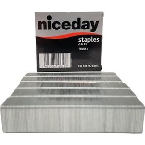 Niceday Staples/Nietjes 23/15 1000 Nietjes