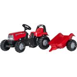 Rolly Toys RollyKid Case CVX - Traptractor met Aanhanger