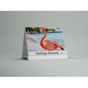 Cadeautip!  Flamingo Bureau-verjaardagskalender | Flamingo bureaukalender |Flamingo kalender 20x12.5 cm