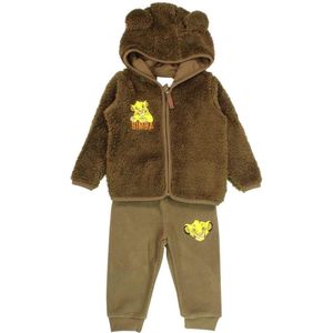 Disney Lion King Set - Baby - Babyset - Fleece - Bruin - Maat 86 - 18 Maanden