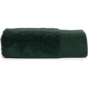 The One Towelling Deluxe Handdoek - 100% Zacht Katoen - Hoog absorptievermogen - 50 x 100 cm – Donker Groen