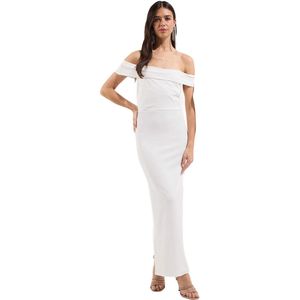 Trendyol Zwart-Witte, Gestroomlijnde Schouderstrik Met Gebreid Elegant Avondjurkje Voor De Afstudeeravond Tprss25El00293