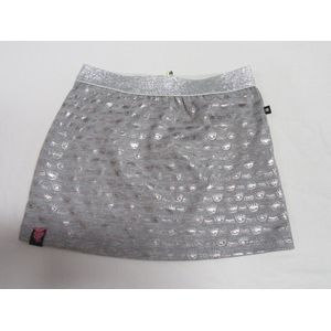 rumbl , rokje , grijst , glitter ogen all over ,  104/110 -  4 / 5 jaar