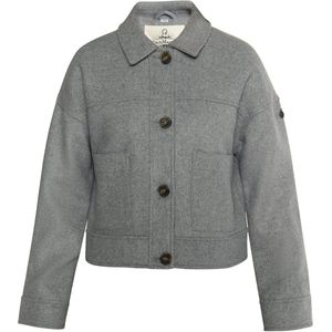 Dreimaster - Tussenjas - Grijs Melange - Wolmix