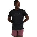 New Balance Sport Essentials Printed T-shirt Met Korte Mouwen Zwart S Man