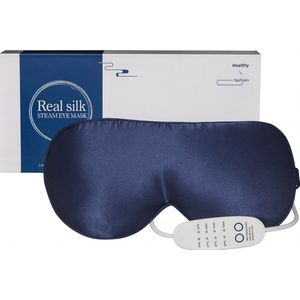 TRESTO - Oogmasker – Verwarmd & Elektrisch – 4 Warmtestanden – Voor Wallen en Droge Ogen – Marineblauw