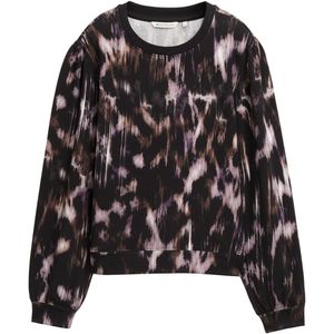 TOM TAILOR DENIM - Sweatshirt - Lichtlila - Normale Pasvorm - Lange Mouw