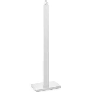 Home Sweet Home - Moderne vloerlamp voet Code - staande lamp geschikt voor E27 LED lichtbron - Wit - 40/30/130cm - geschikt voor woonkamer, slaapkamer en thuiskantoor - met voetschakelaar