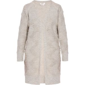 usha - Cardigan - Knielang - Met Gestructureerde Optiek