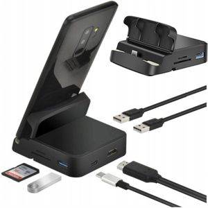 Zenwire BYL-2006A - Docking Station - USB-C - 8-in-1 - HDMI 4K - USB 3.0 - SD/MicroSD/TF Kaartlezer