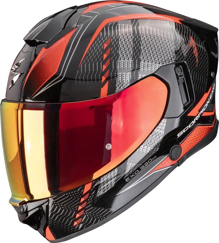 Scorpion EXO-530 Theras Black Metal Red - Integraalhelm - Maat M - Motorhelm - ECE 22-06 gekeurd