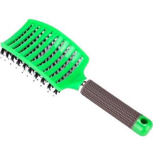 Jumada's - Anti klit Haarborstel - Haarverzorging - Groen