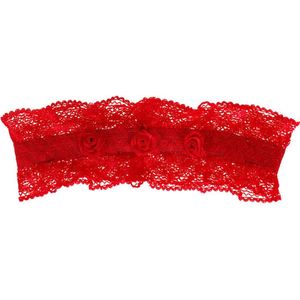 Kousenband rood kant