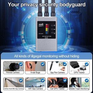 Spy Camera Anti Spy Detector Verborgen Camera Detector Luisterdetector WIFI GPS Detector RF Signaal Scanner Straling Detector voor GPS Tracker en Luisteren Apparaat Detectie