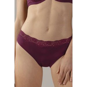 Nina von C - Tai Slip - Zwart en Wit - Dames Onderbroek - Kanten