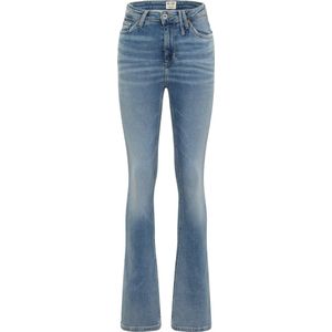 Mustang June Flared denim blue dames jeans spijkerbroek W28 / L32