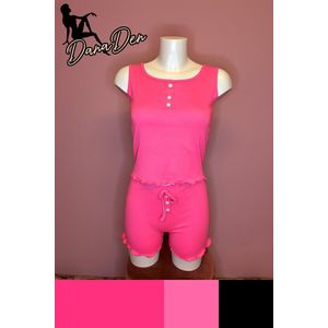 Dames Pyjama Loungewear Set - Fuchsia