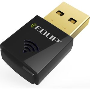 Edup - Wifi Adapter - WiFi USB - Wireless USB Adapter - 300 Mbps - Wifi Dongle - Wifi Ontvanger - Mac en Windows