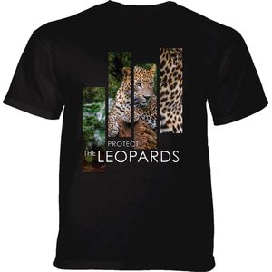 T-shirt Protect Leopard Split Portrait Black M